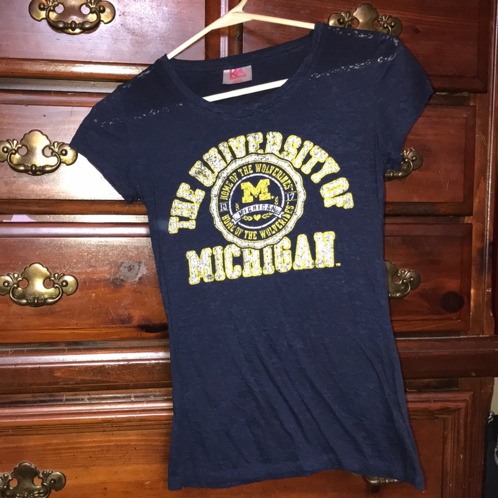 🔥🔥  💛💙 University of Michigan Light T-shirt